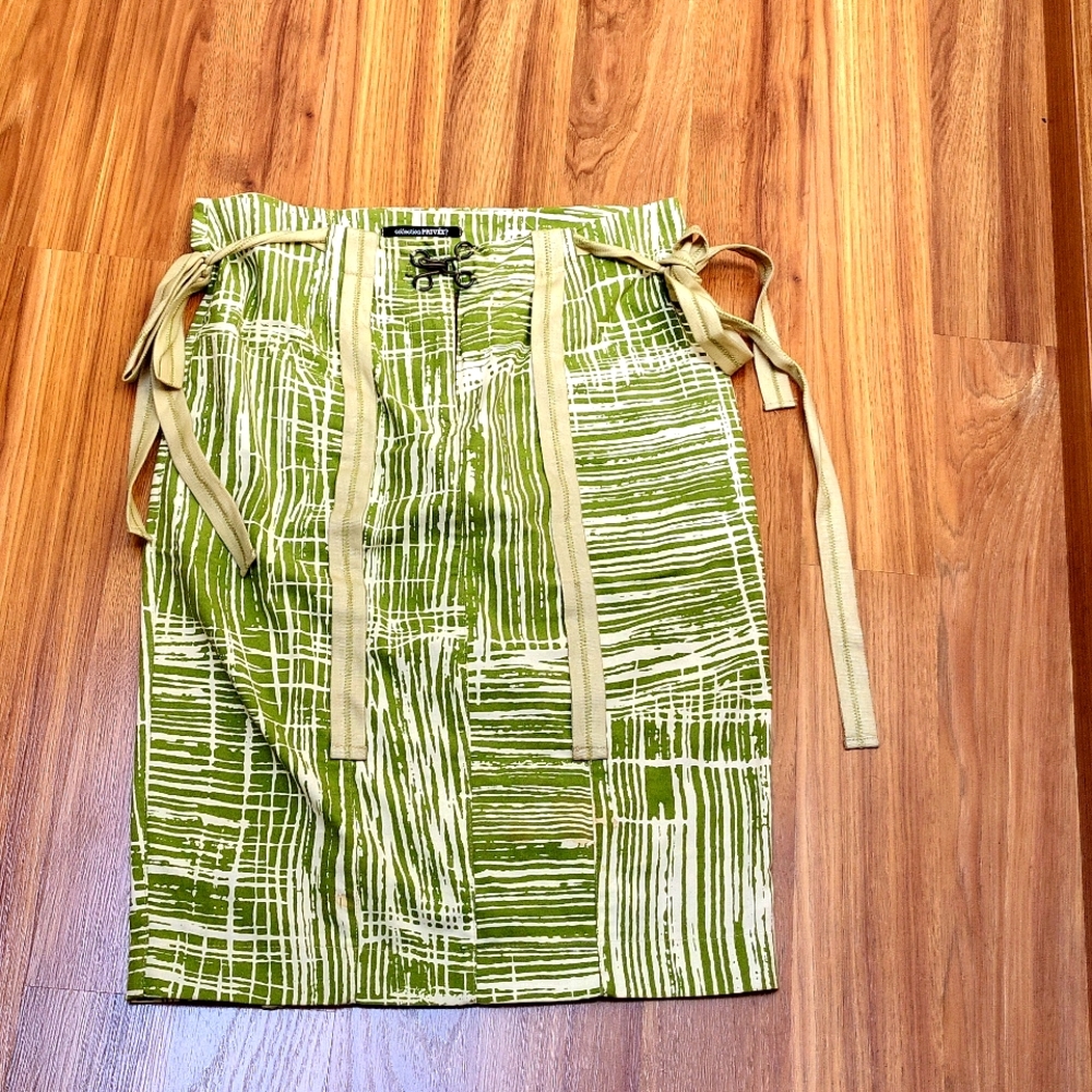Collection Privee beautiful pencil 100% cotton summer skirt